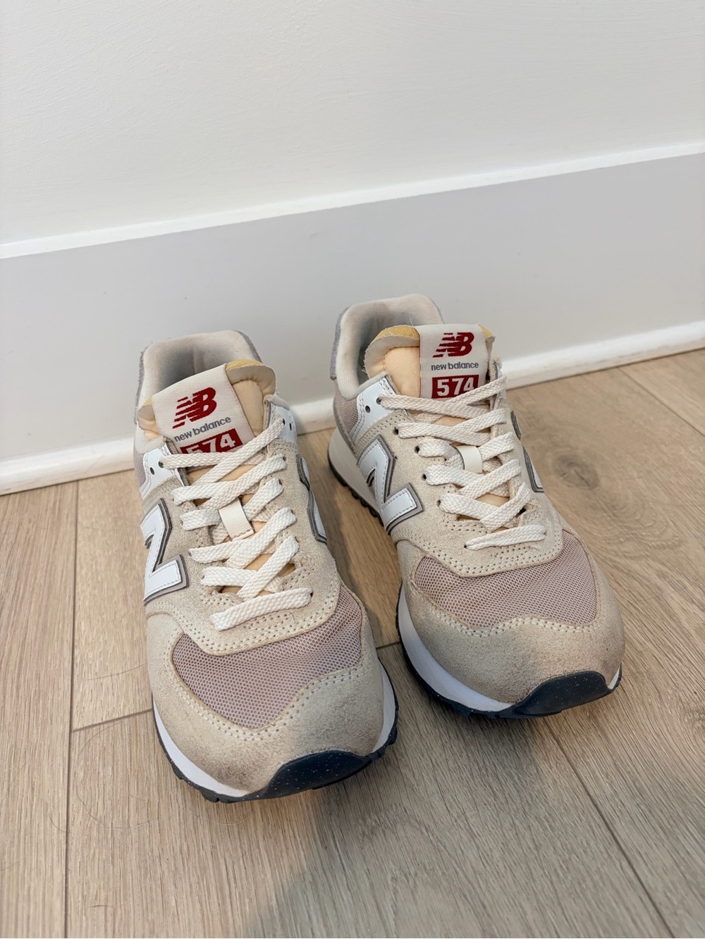New Balance 574 white/cream/sea salt